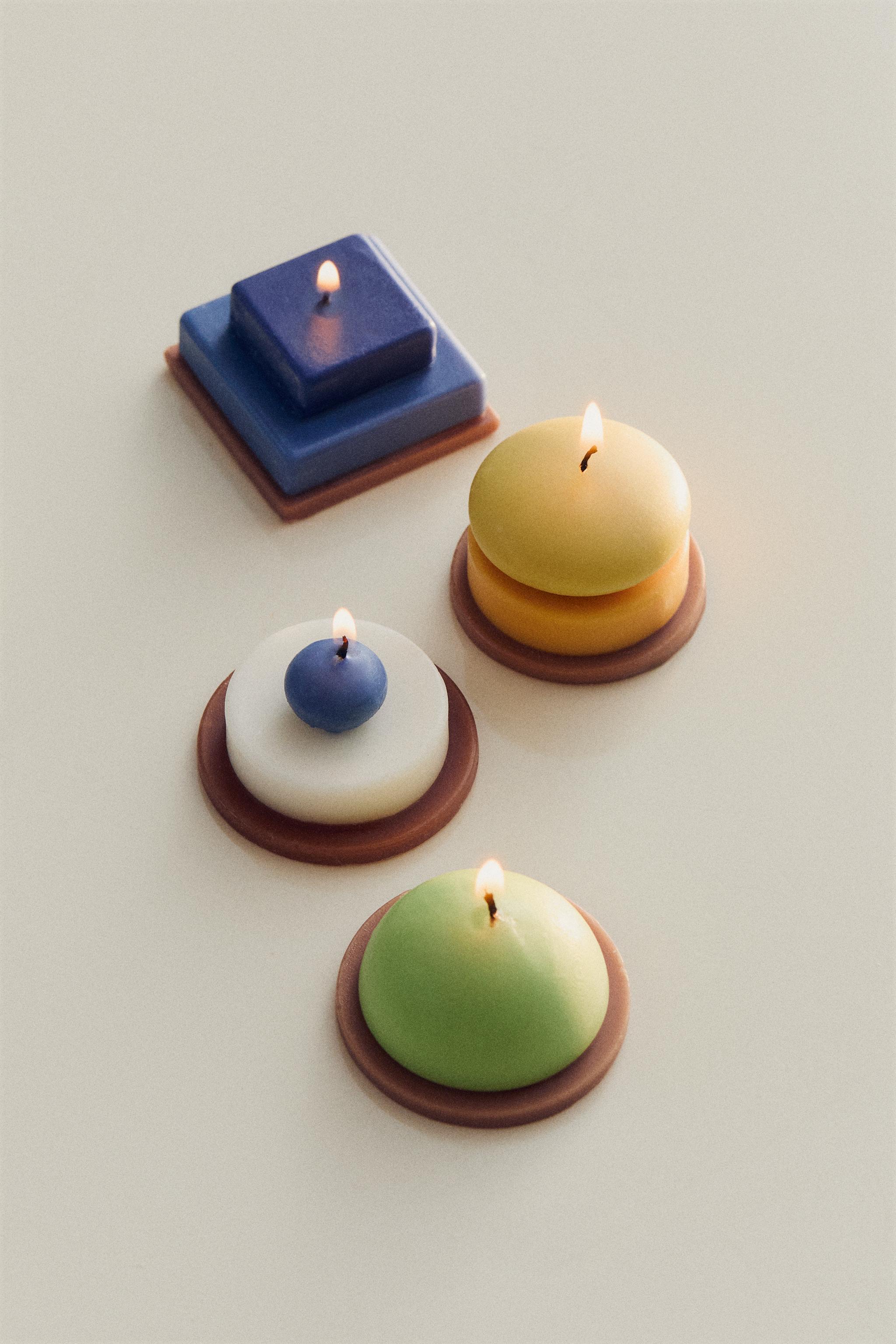 SET OF VETIVER MANGO SCENTED CANDLES (SET OF 4)